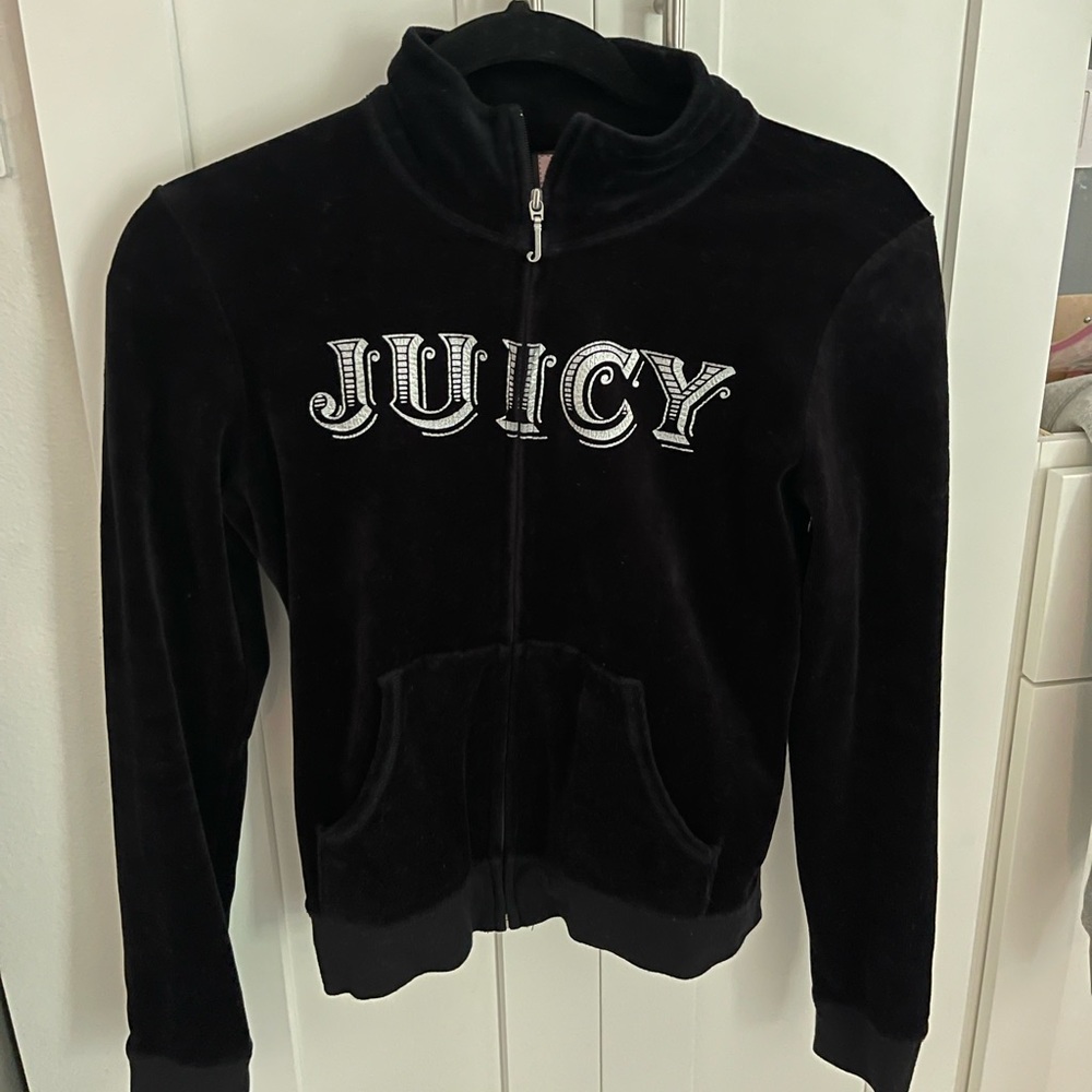 Y2k Juicy couture black jacket